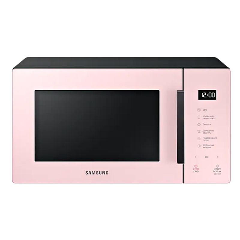 Samsung Bespoke Microwave Oven Solo / Mwo 23 Liters , 750 W Pink | MS23T5018AP Samsung Bespoke Microwave Oven Solo / Mwo 23 Liters , 750 W Pink | MS23T5018AP